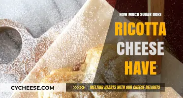 Ricotta Cheese Sugar Content: Uncovering the Sweet Truth in Every Bite
