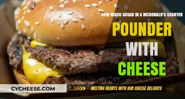 Sugar Content in McDonald's Quarter Pounder with Cheese Revealed