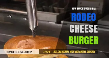 Unveiling the Sugar Content in a Rodeo Cheese Burger