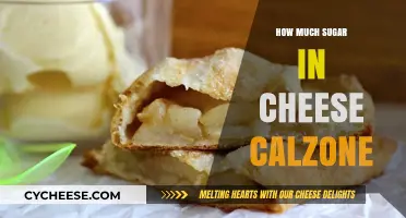 Sugar Content in Cheese Calzone: A Surprising Nutritional Breakdown