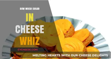 Uncovering the Surprising Sugar Content in Cheese Whiz: A Deep Dive