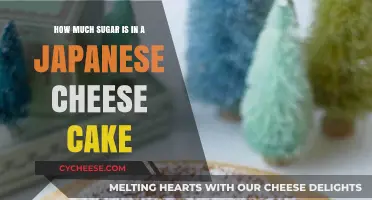 Japanese Cheesecake Sugar Content: A Sweet Surprise Revealed