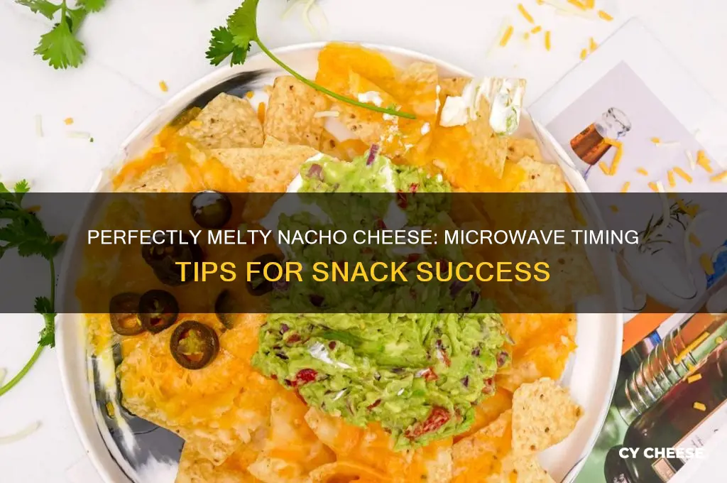 how much time to put nacho cheese in microwave