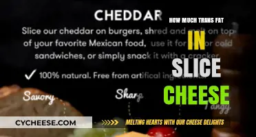 Trans Fat in Slice Cheese: What You Need to Know