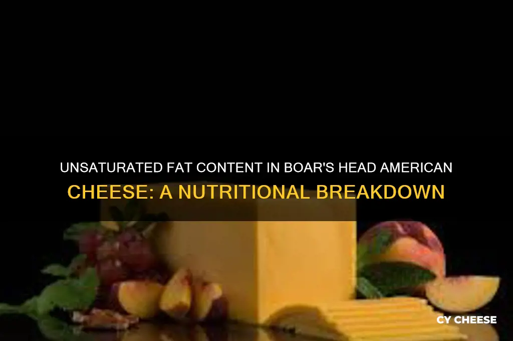 how much unsaturated fat is in boar