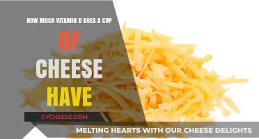 Vitamin D in Cheese: How Much is in a Cup?
