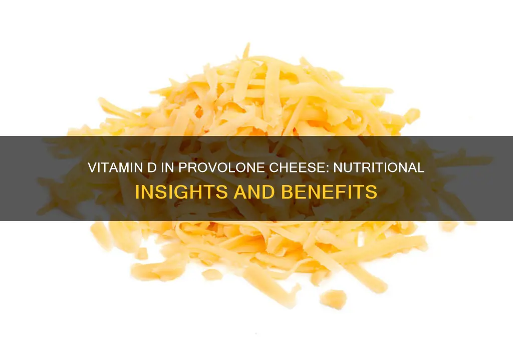 how much vitamin d in provolone cheese