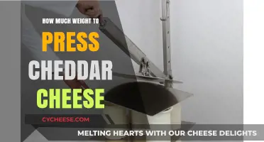 Mastering Cheddar Cheese Pressing: Optimal Weight for Perfect Texture