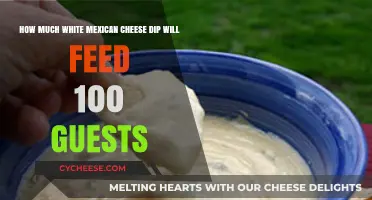 White Mexican Cheese Dip: Perfect Portions for 100 Guests