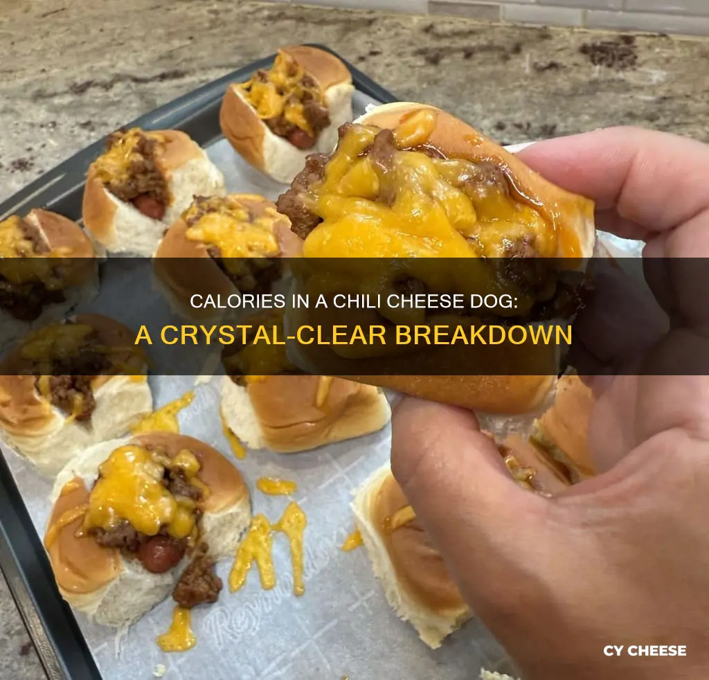 how my calories in crystals chili cheese dog