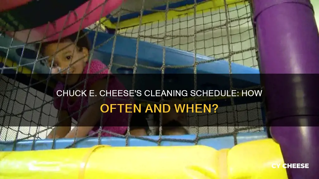 how often does chuck e cheese clean