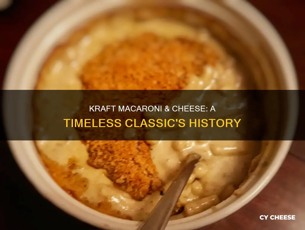 how old is kraft macaroni and cheese