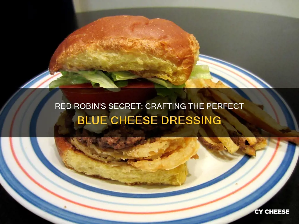 how red robin blue cheese dressing is made