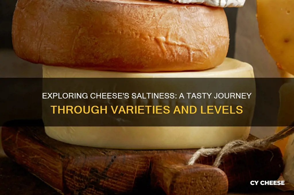 how salty is cheese