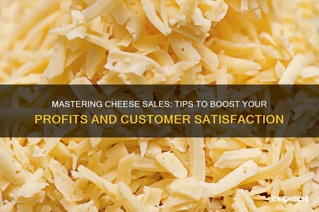 how should i sell cheese