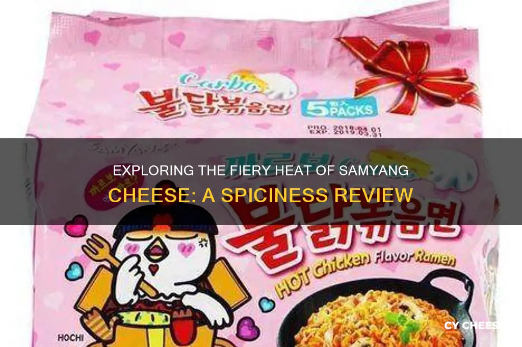 how spicy is samyang cheese