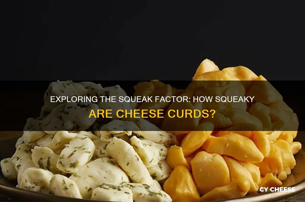 how squeaky is cheese curds