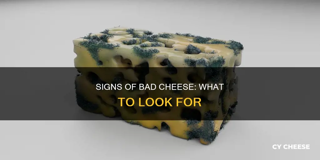 how t otell if cheese is bad