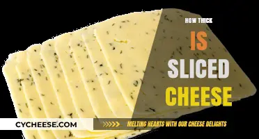 Sliced Cheese Thickness: A Guide to Perfectly Sized Cheese Slices