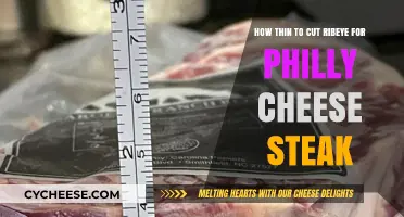 Perfect Philly Cheese Steak: Ideal Ribeye Slice Thickness Guide