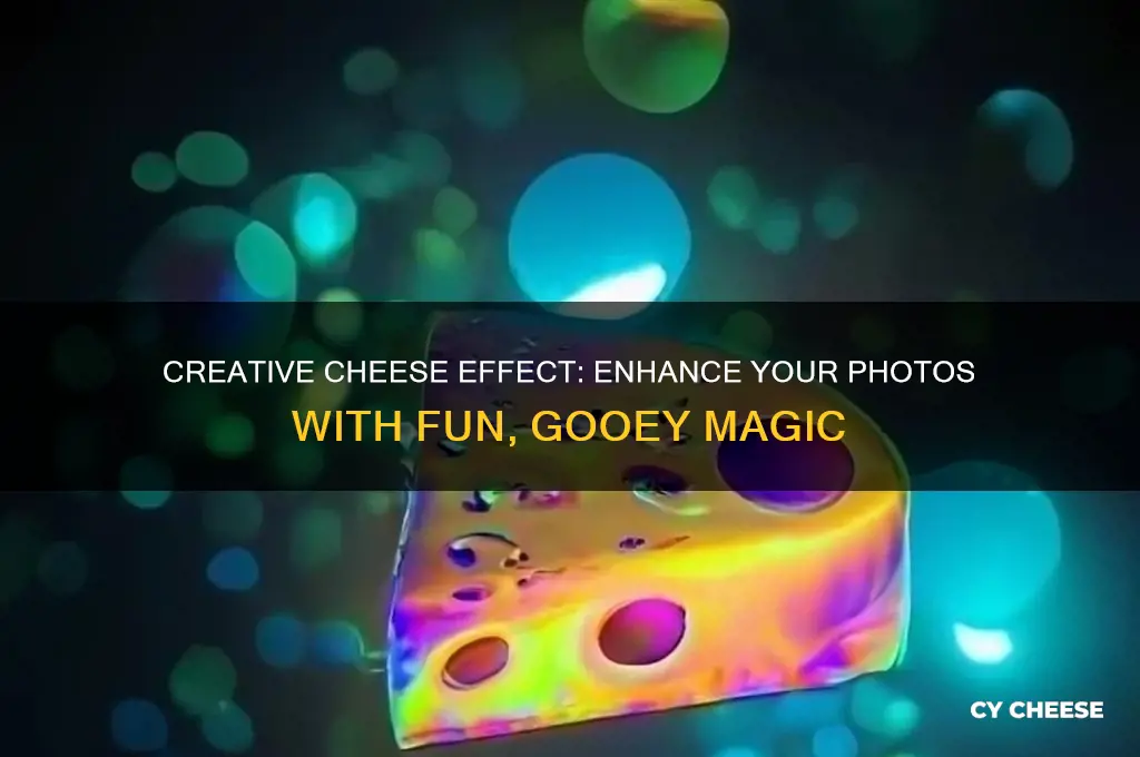 how to add a cheese effect to a photo