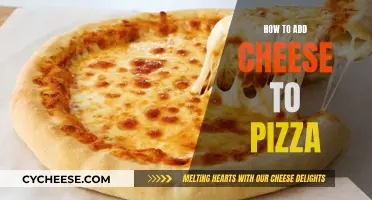 The Art of Adding Cheese to Pizzas