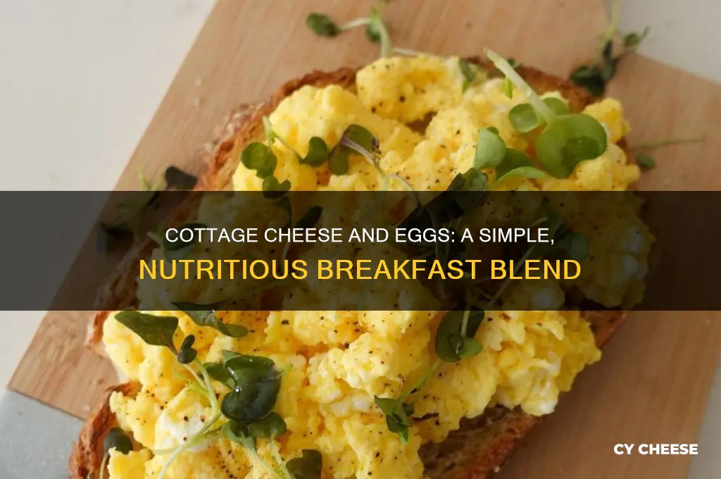 how to add cottage cheese in eggs