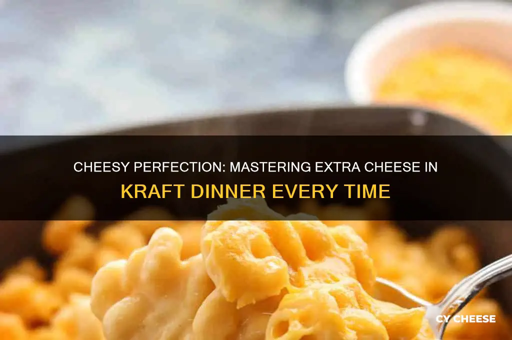 how to add extra cheese to kraft dinner