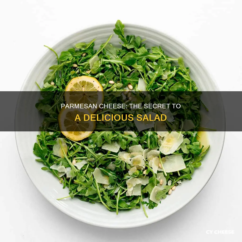 how to add parmesan cheese to salad