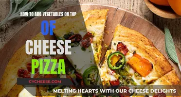 Veggies on Cheesy Pizza: A Tasty, Healthy Twist