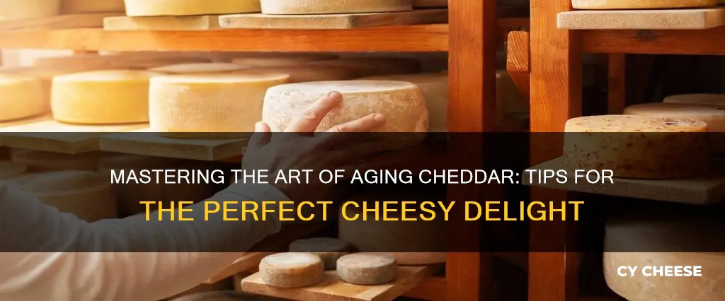 how to age cheddar cheese