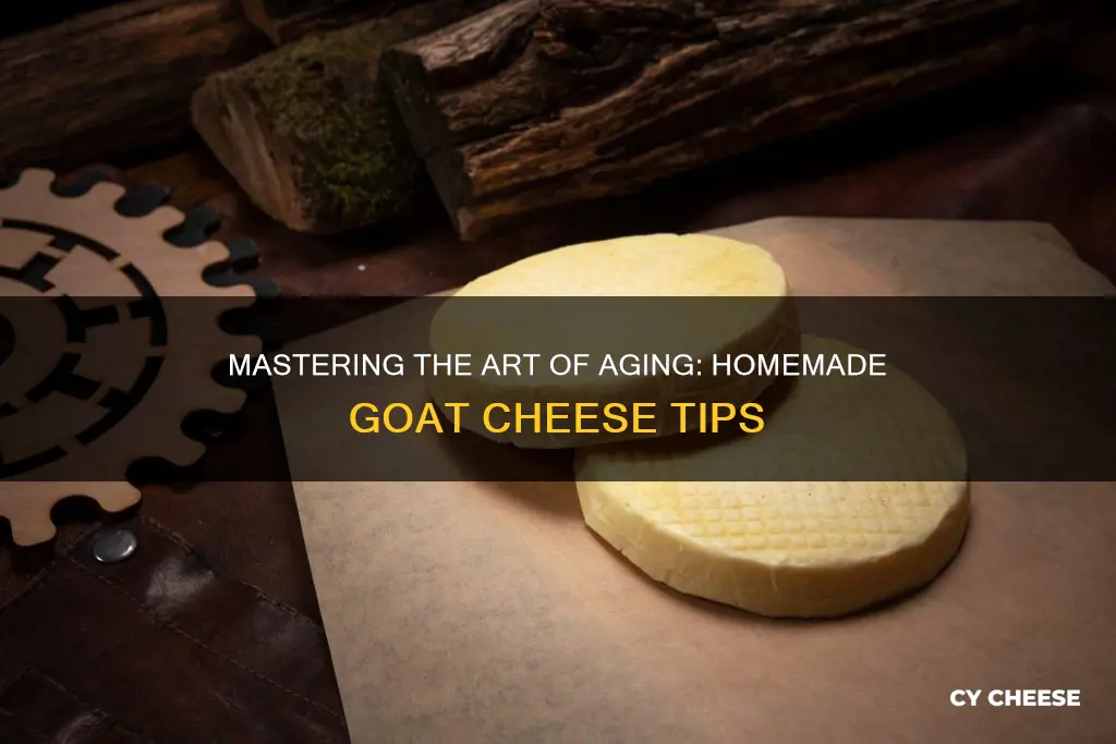 how to age home made goat cheese