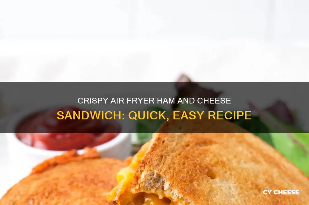how to air fry a ham and cheese sandwich