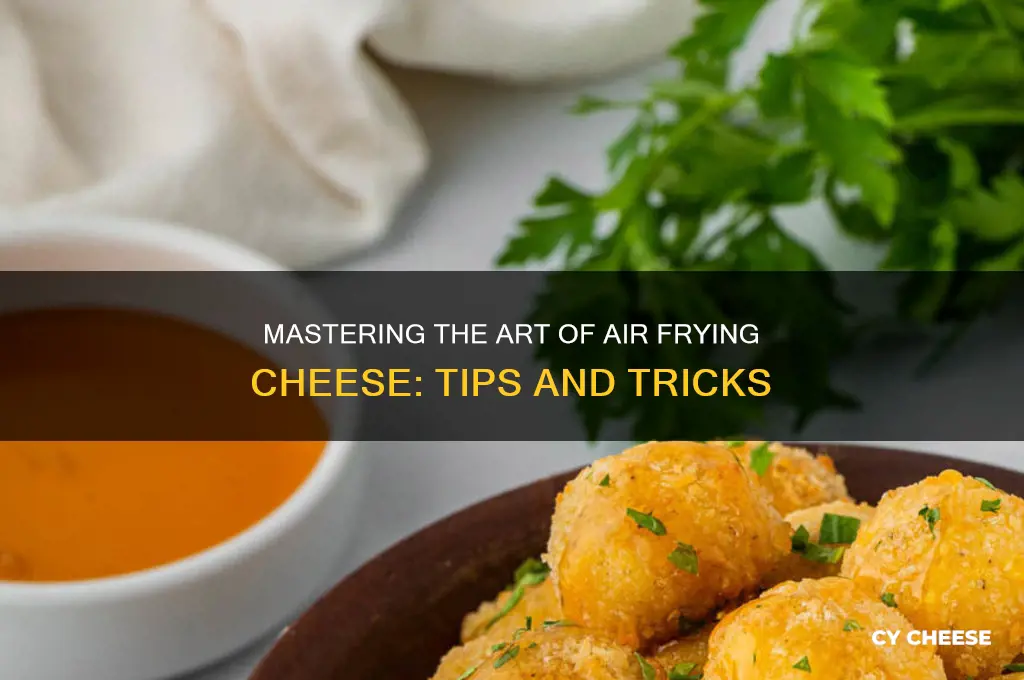 how to air fry cheese