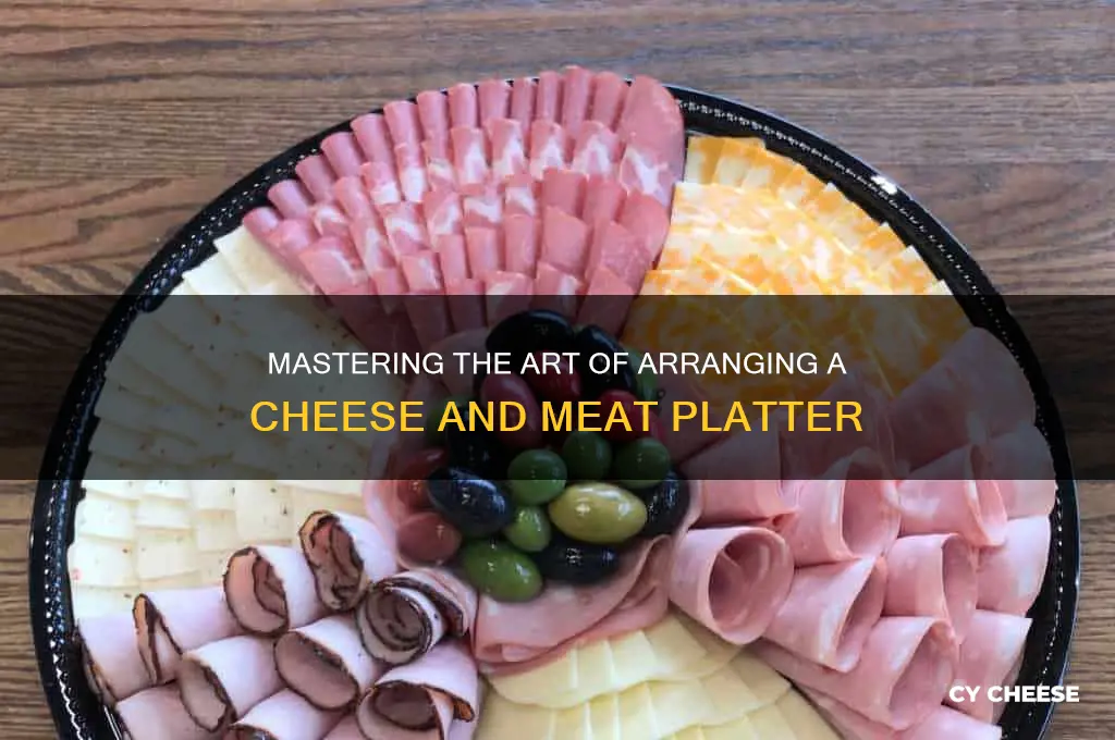how to arrange a cheese and meat platter