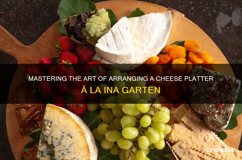 how to arrange a cheese platter ina garten
