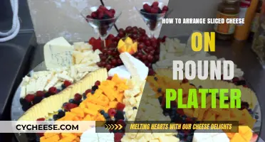 Perfectly Arranged Sliced Cheese on a Round Platter: Tips & Tricks