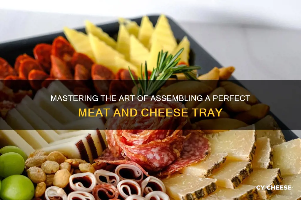 how to assemble a meat and cheese tray