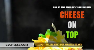 Perfectly Baked Potatoes with Crispy, Cheesy Toppings: A Simple Recipe