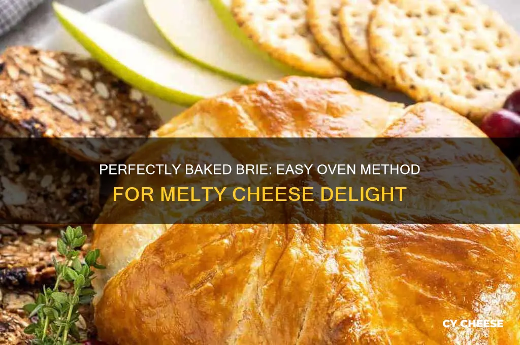how to bake brie cheese in the oven