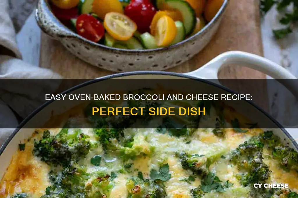 how to bake broccoli and cheese in oven