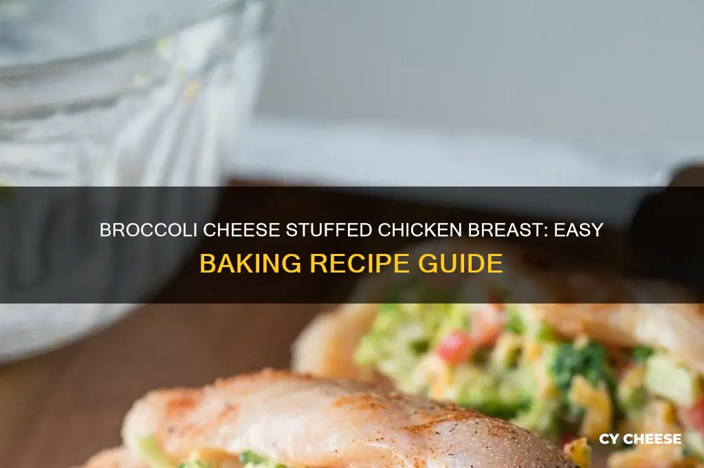 how to bake broccoli and cheese stuffed chicken breast