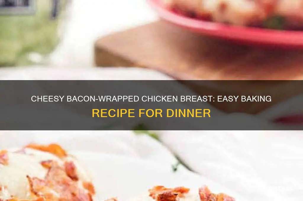 how to bake chicken breast with cheese and bacon