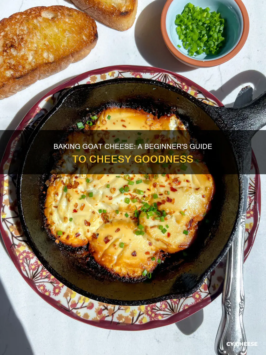 how to bake goat cheese