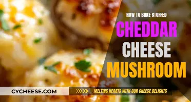 Baking Mushrooms: Stuffed Cheddar Delicacy
