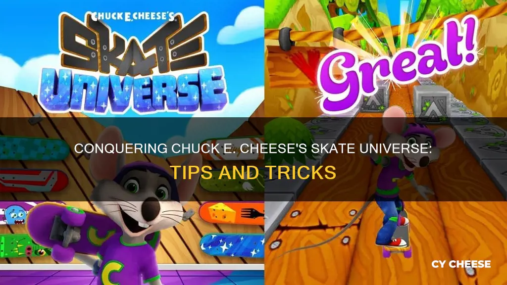 how to beat chuck e cheese skate universe