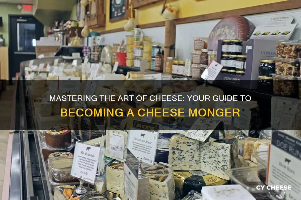 how to become cheese monger