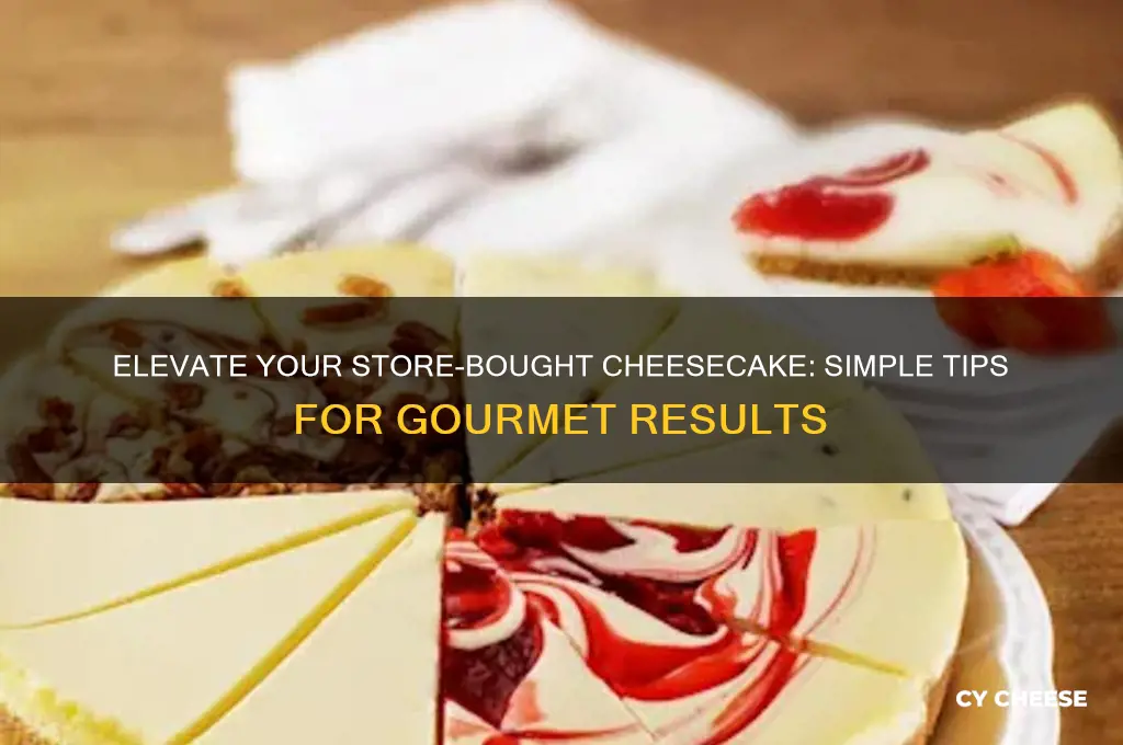 how to better a store bought cheese cake