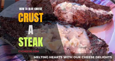 Blue Cheese Steak: The Perfect Crusty, Tangy Bite