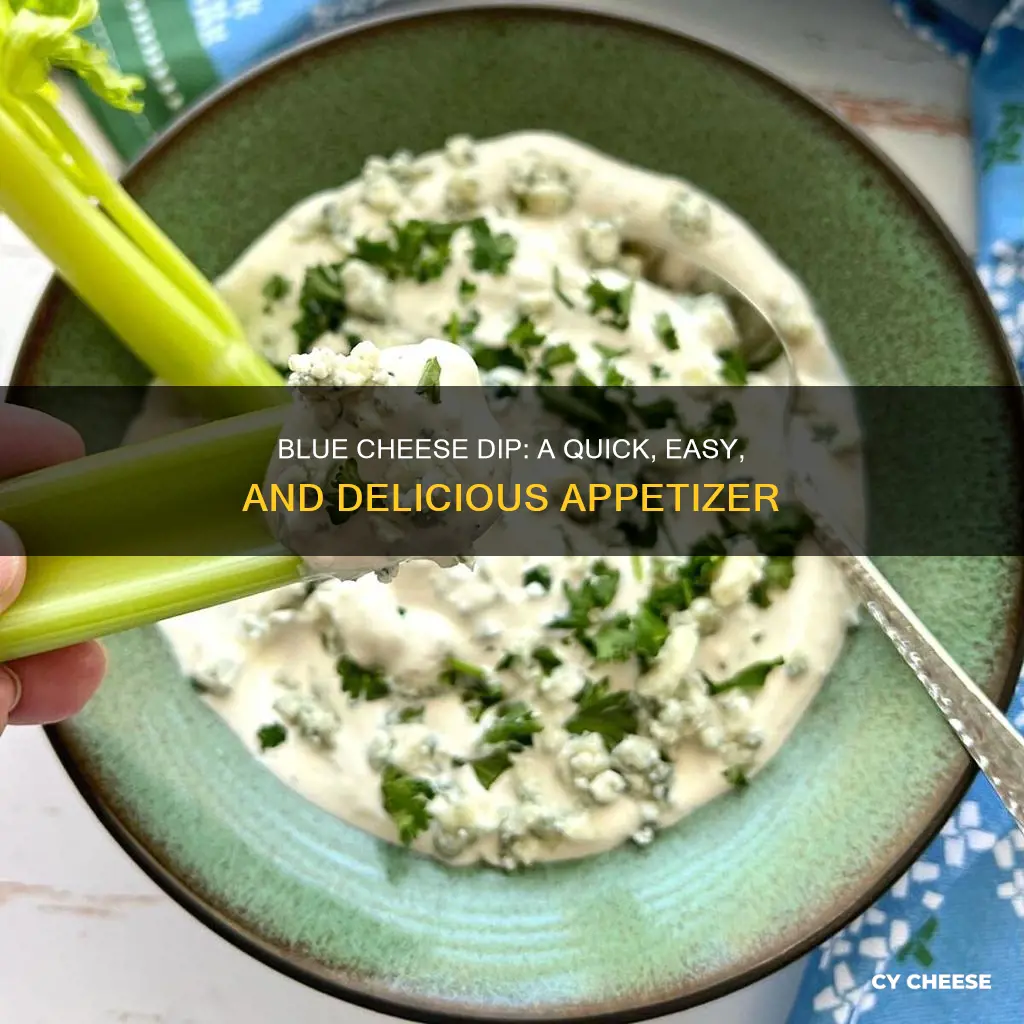 how to blue cheese dip